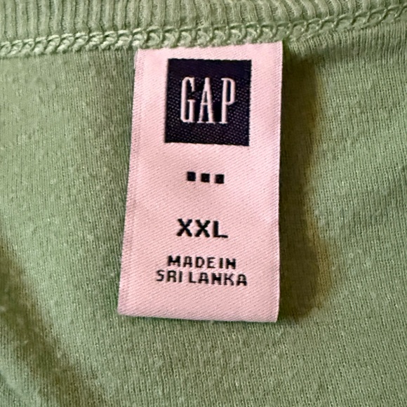 Gap Long Sleeved Green Shirt, Size XXL - Picture 3 of 4